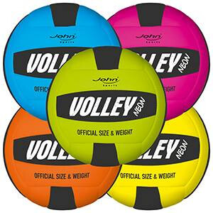 John Volleyball 20cm Neon Soft Grip
