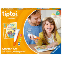 Ravensburger tiptoi Starter-Set 00113: Stift und Wörter-Bilderbuch Kindergarten- Lernsystem für Kinder ab 3 Jahren