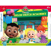 Ravensburger Kinderpuzzle 05629 - Der erste Kita-Tag - 33 Teile Cocomelon Rahmenpuzzle für Kinder ab 4 Jahren