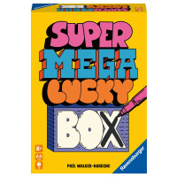 Ravensburger 27367 - Super Mega Lucky Box – Schnelles Flip & Write Spiel für Erwachsene und Kinder ab 8 Jahren, für Spieleabende mit Freunden oder der Familie, für 1-6 Spieler