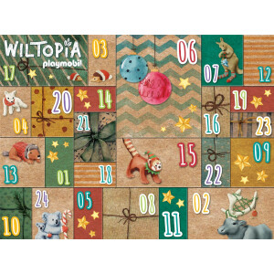 PLAYMOBIL 71006 - Wiltopia - DIY Adventskalender Tierische Weltreise