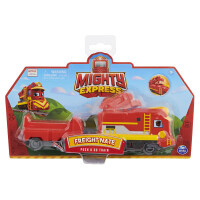 Spin Master - Mighty Express - Frachter Nick Push-and-go-Zug mit Güterwaggon