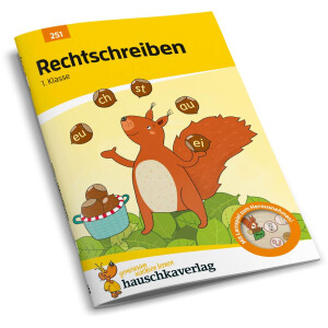 Deutsch 1. Klasse Übungsheft - Rechtschreiben. Ab 6 Jahre.