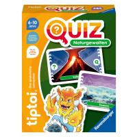Ravensburger tiptoi 00167 Quiz Naturgewalten, Quizspiel für Kinder ab 6 Jahren, für 1-4 Spieler
