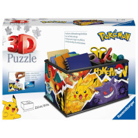 Ravensburger 3D Puzzle 11546 - Aufbewahrungsbox Pokémon - Praktischer Organizer für Pokémon Fans - Geschenkidee für Erwachsene und Kinder ab 8 Jahren
