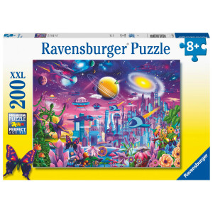 Ravensburger Kinderpuzzle - 13291 Kosmische Stadt - 200...