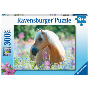 Ravensburger Kinderpuzzle - Pferd im Blumenmeer - 300...