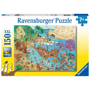 Ravensburger Kinderpuzzle - 13349 Die Piratenbucht - 150...