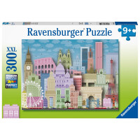 Ravensburger Kinderpuzzle - 13355 Buntes Europa - 300 Teile Puzzle für Kinder ab 9 Jahren