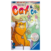 Ravensburger 20964- Cat & Co. -  Würfel-Merkspiel, Spiel für Kinder ab 6 Jahren -  Gesellschaftspiel geeignet für 2-5 Spieler