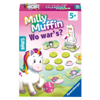 Ravensburger Minis Spiel 24570 - Milly Muffin, Wo Wars? Merkspiel für Kinder ab 5 Jahren