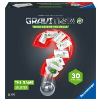 Ravensburger GraviTrax PRO The Game  Splitter - Logikspiel für Kugelbahn Fans , Konstruktionsspielzeug für Kinder ab 8 Jahren