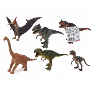 Dinosaurier 18-22cm, 6-sort.