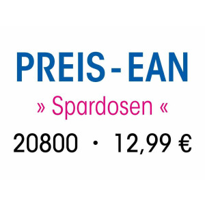Preisgruppe Spardosen 14,99&euro;