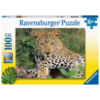 Ravensburger Kinderpuzzle - 13345 Vio die Leopardin - 100 Teile Puzzle für Kinder ab 6 Jahren