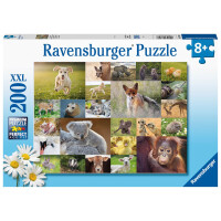 Ravensburger Kinderpuzzle - 13353 Süße Tierbabys - 200 Teile Puzzle für Kinder ab 8 Jahren