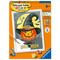 Ravensburger Malen nach Zahlen 23601 - Happy Halloween - Kinder ab 9 Jahren