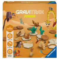 Ravensburger GraviTrax Junior Extension Desert 27076 - Murmelbahn überwiegend aus nachwachsenden Rohstoffen mit Themenwelten, Lernspielzeug und Konstruktionsspielzeug für Jungs und Mädchen ab 3 Jahren