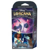 Disney Lorcana Trading Card Game: Aufstieg der Flutgestalten - Starter Deck Amethyst und Stahl (Englisch)