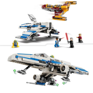 LEGO Star Wars 75364 New Republic E-Wing vs. Shin Hatis Starfighter