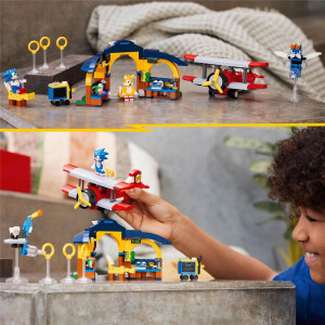 LEGO Sonic 76991 Tails‘ Tornadoflieger mit Werkstatt