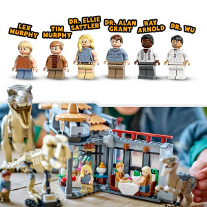 LEGO Jurassic Park 76961 Angriff des T. rex und des Raptors aufs Besucherzentrum
