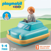 PLAYMOBIL 71323 1.2.3: Push & Go Car