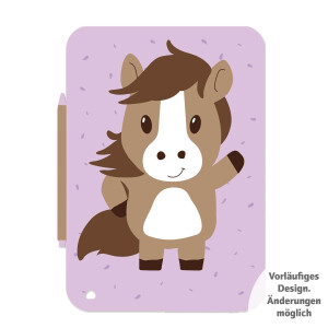 TapirElla Pony-Pad, LCD Zaubermaltafel für Kinder