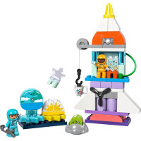 LEGO DUPLO Town 10422 3-in-1-Spaceshuttle für viele Abenteuer