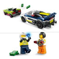 LEGO City 60415 Verfolgungsjagd mit Polizeiauto und Muscle Car