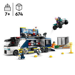 LEGO City 60418 Polizeitruck mit Labor