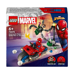 LEGO Marvel 76275 Motorrad-Verfolgungsjagd: Spider-Man vs. Doc Ock