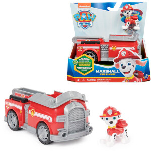 Paw Patrol, Feuerwehr-Auto mit Marshall-Figur...