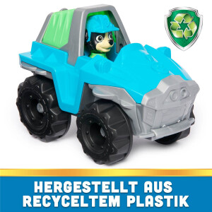 Paw Patrol, Dinosaurier-Rettungsfahrzeug mit Rex-Figur (Sustainable Basic Vehicle/Basis Fahrzeug)