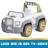 Paw Patrol, Dschungel-Truck mit Tracker-Figur (Sustainable Basic Vehicle/Basis Fahrzeug)