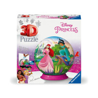 Ravensburger 3D Puzzle 11579 - Puzzle-Ball Disney Princess - Puzzeln in drei Dimensionen nach Motiv oder Zahlen - für große und kleine Fans der Disney Prinzessinnen ab 6 Jahren