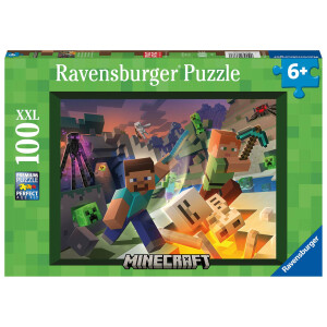 Ravensburger Kinderpuzzle 13333 - Monster Minecraft -...