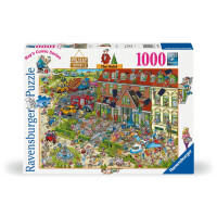 Ravensburger Puzzle - Rays Comic Series: Holiday Resort 2 - The Hotel - 1000 Teile Comic-Puzzle, ab 14 Jahre