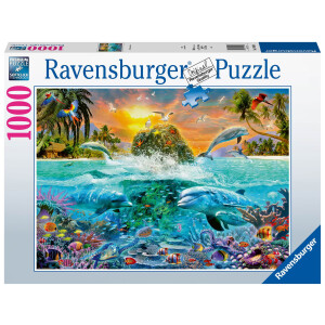 Ravensburger Puzzle 19948 - Die Unterwasserinsel - 1000...