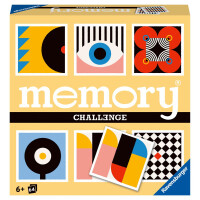 Ravensburger Challenge memory® Verrückte Muster - 22462 - Das weltbekannte Gedächtnisspiel mit 32 kunstvoll gestalteten Kartenpaaren, für 2 bis 8 Spieler ab 6 Jahren