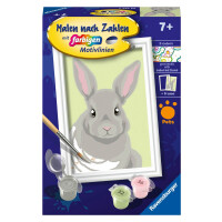 Ravensburger Malen nach Zahlen 23757 - Niedliches Kaninchen - Kinder ab 7 Jahren