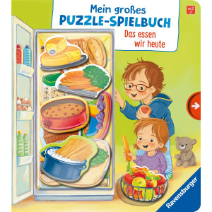 Mein großes Puzzle-Spielbuch: Das essen wir heute
