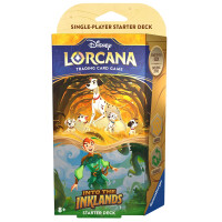 Disney Lorcana Trading Card Game: Die Tintenlande - Starter Deck Bernstein und Smaragd  (Englisch)