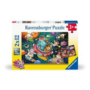 Ravensburger Kinderpuzzle - 12000857 Tiere im Weltall -...