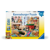 Ravensburger Kinderpuzzle - 12000865 Verspielte Welpen - 150 Teile XXL Puzzle für Kinder ab 7 Jahren