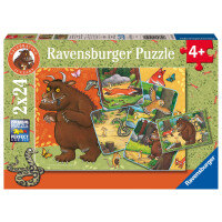 Ravensburger Kinderpuzzle 12001050 - 25 Jahre Grüffelo! -  2x24 Teile Grüffelo Puzzle für Kinder ab 4 Jahren