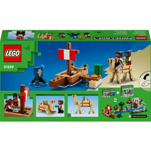 LEGO Minecraft 21259 Die Piratenschiffreise