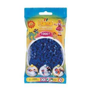 HAMA Perlen Midi - Blau 1000 Perlen