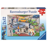 Ravensburger - Mit Blaulicht unterwegs, 2 x 12 Teile