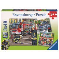 Ravensburger - Helfer in der Not, 3 x 49 Teile